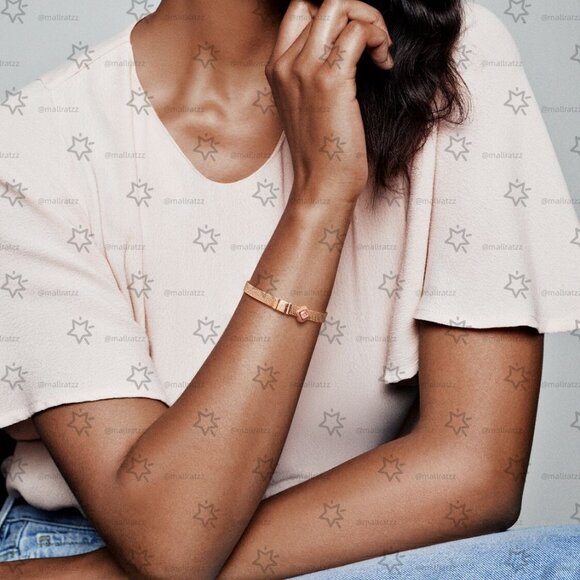 Pandora Pink Square Clip Charm - Picture 4 of 4